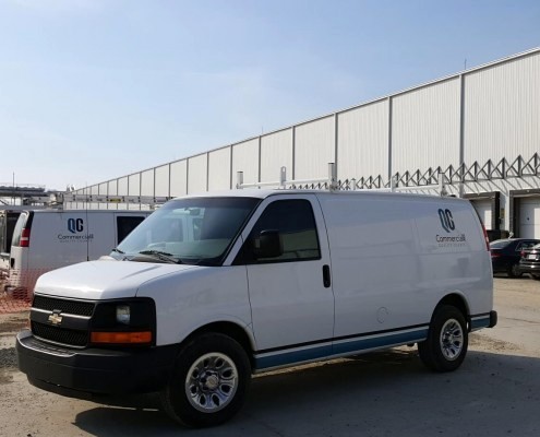 Fleet Van - QC Commercial - Raleigh Industrial Painter